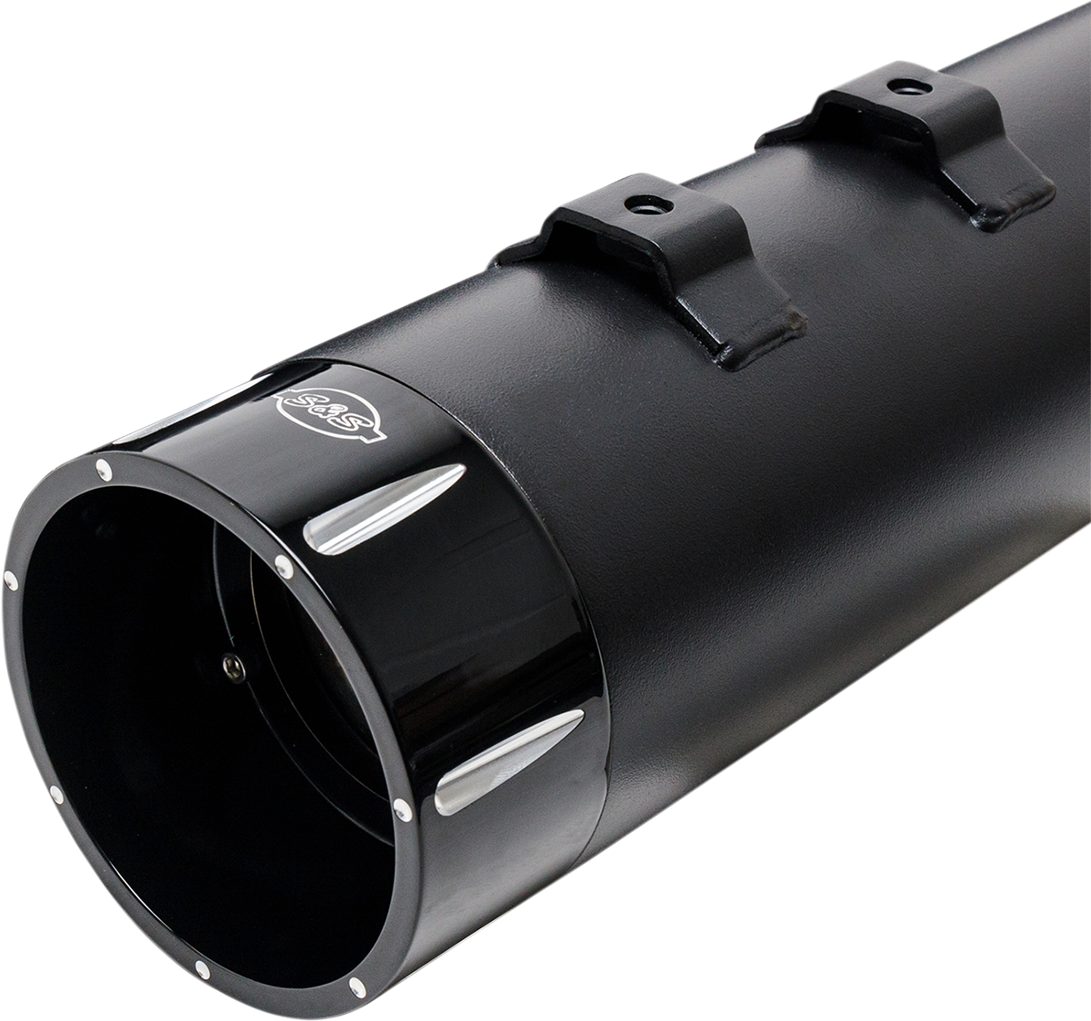 4-1/2" MK45 Performance Mufflers — Tracer - 4-1/2" MK45 Performance Mufflers - Black Tracer [1801-1081] - Image 3