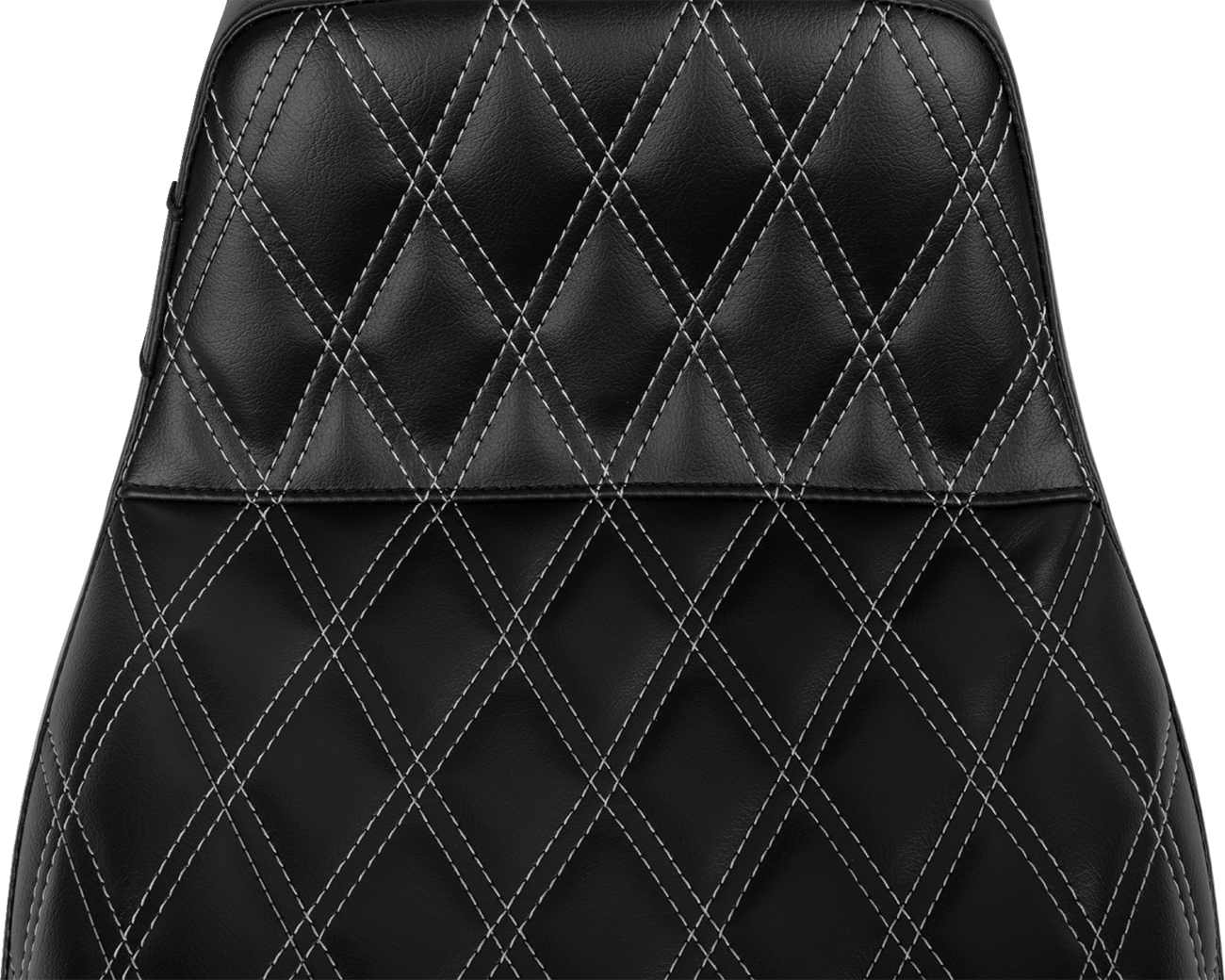 Tailwhip Seat - Bright Gray Double Diamond Stitch - FLH/FLT '23-'25 [0801-1850] - Image 2