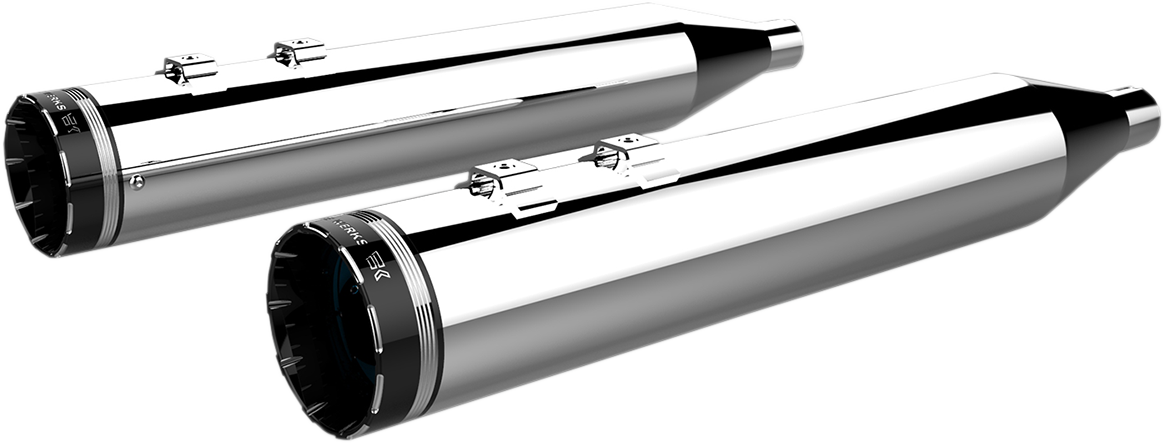 4-1/2" HP-Plus® Slip-On Mufflers - Chrome with Tracer Tip [1801-1286]