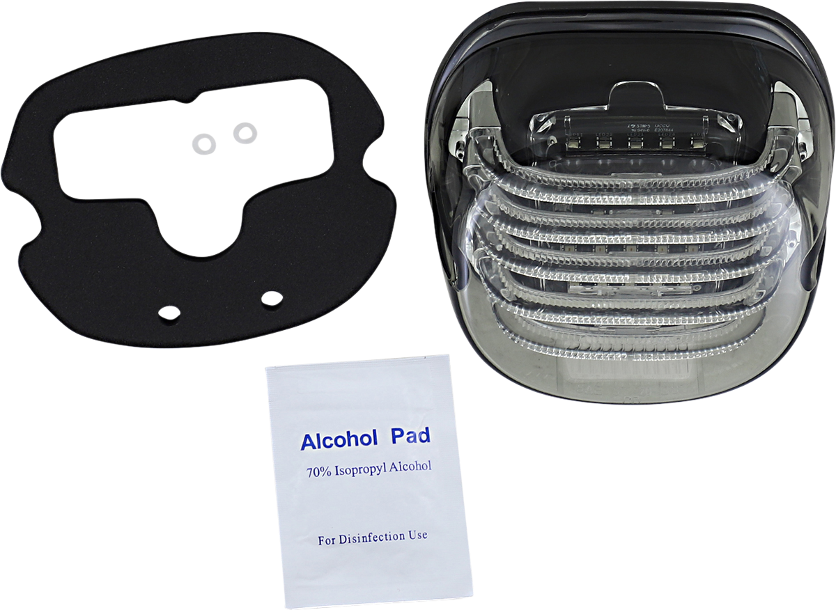 ProBEAM® Low-Profile LED Taillight Kit — with Bottom Tag Light - Taillight - with Bottom License Plate Illumination Window - Smoke [2010-1409]