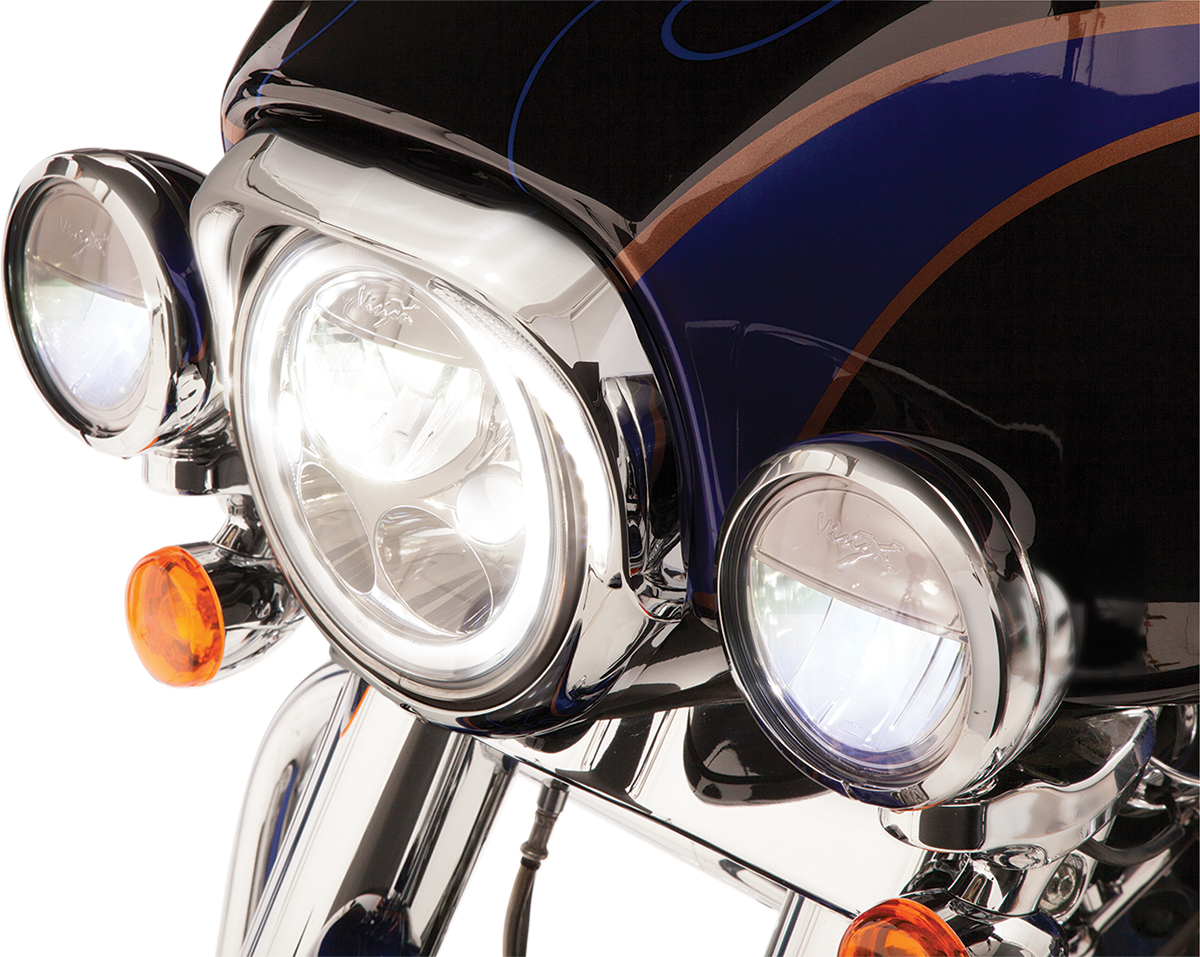 Fang® Headlight Bezels - Headlight Bezel - Chrome [2001-1363] - Image 2