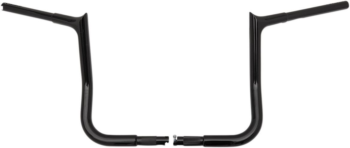 1-1/4" EZ Install Pointed Top Handlebar - 12" - Black [0601-4757] - Image 2
