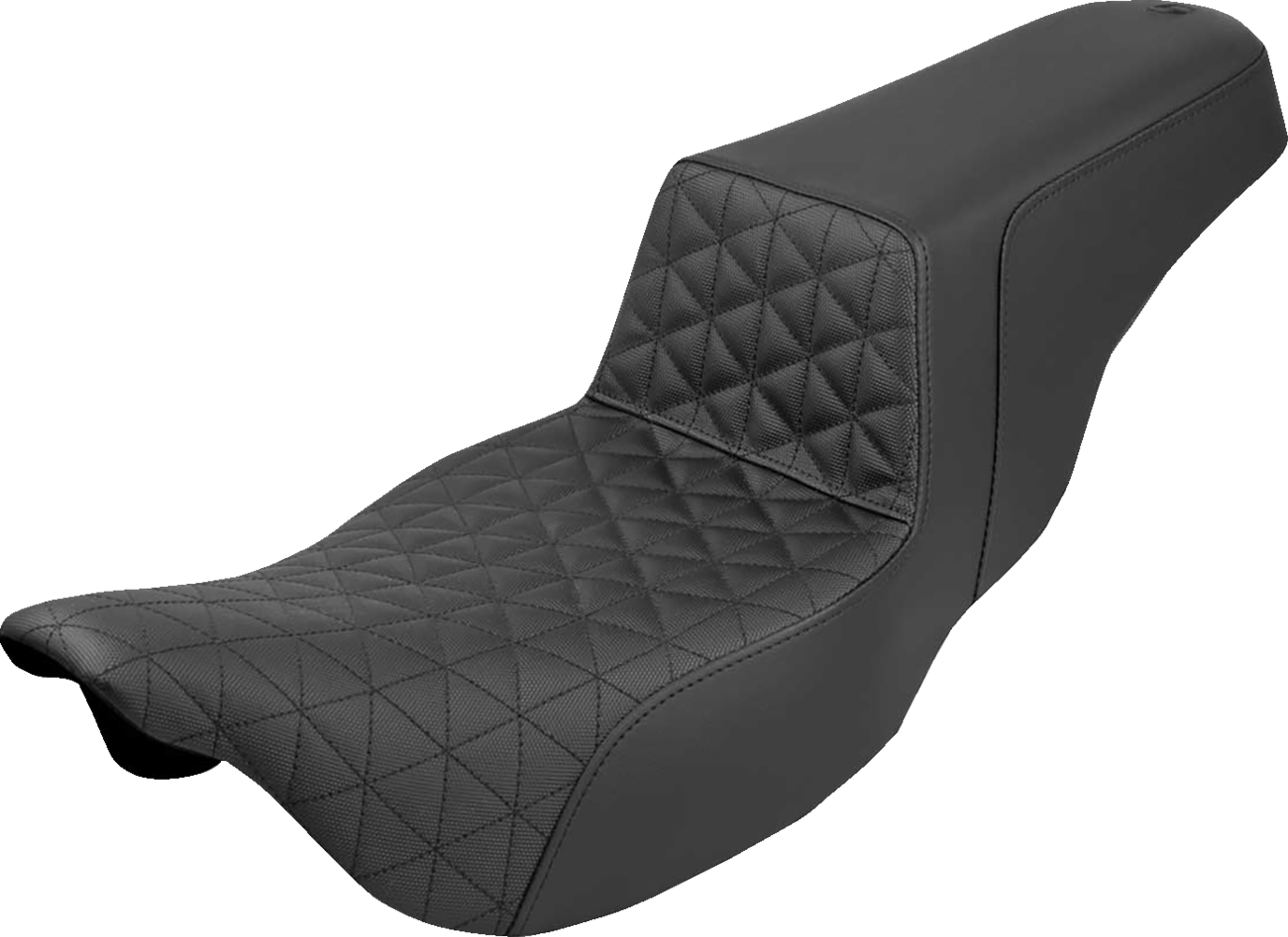 Step-Up Tri-Gripper Seat - Extended Reach Step-Up Seat - Tri-Gripper - Black - FLH/FLT '08-'24 [0801-2107]