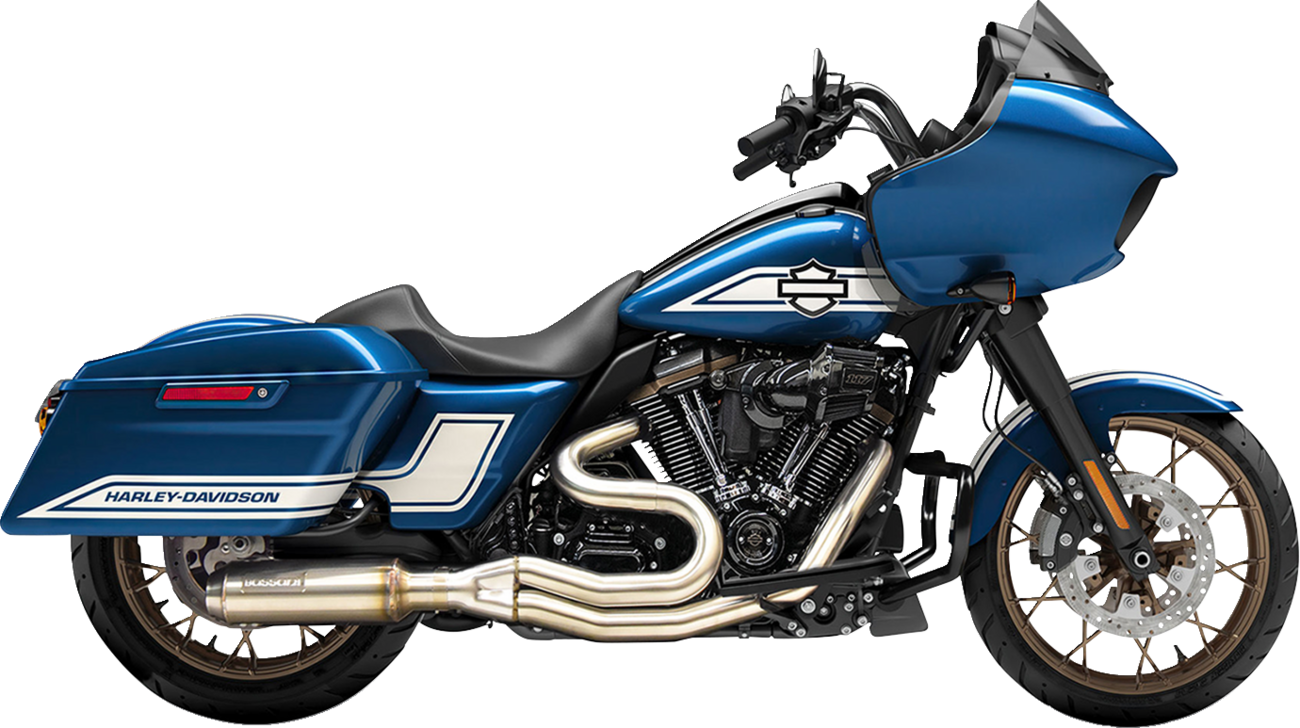 2-into-1 Mid-Length Super Bike Exhaust System - Stainless Steel [1800-2539]