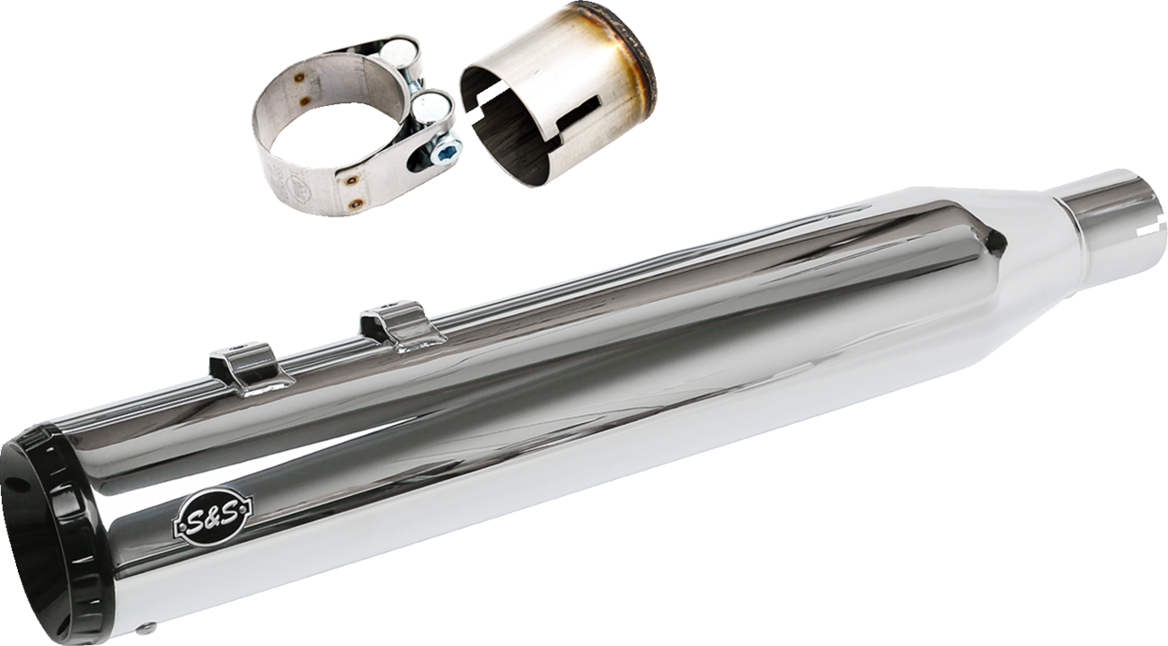 2-into-1 Swindler Exhaust Conversion Kit - 4-1/2" - Chrome - M8 Touring [1801-1850] - Image 2