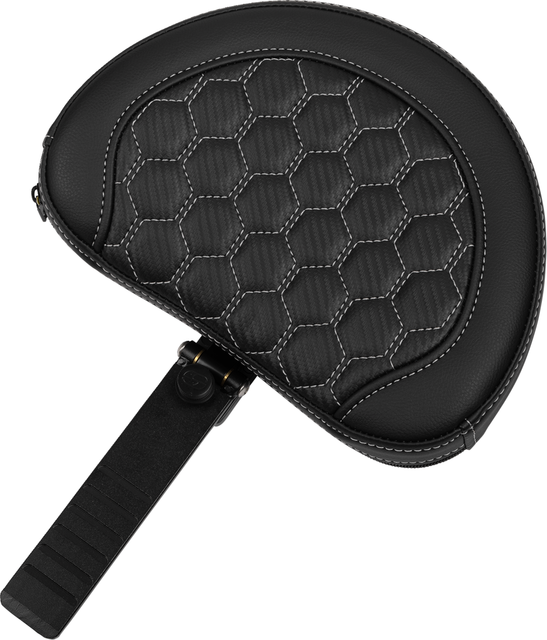 Roadsofa™ Extended Reach Seat - with Backrest - Honeycomb - Silver Stitch - FLTR/FLHX '23-'24 [0801-1767] - Image 2