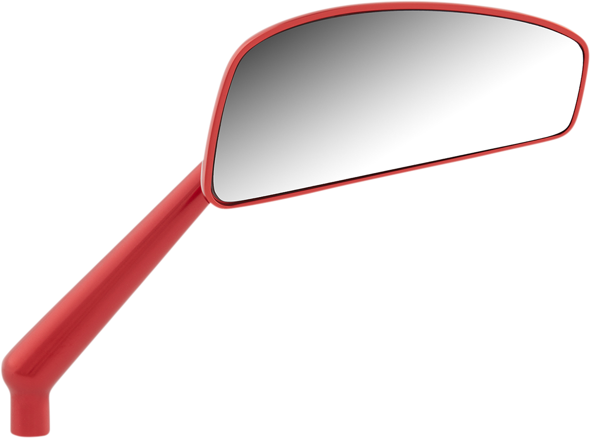 Tearchop Mirror - Mirror - Tearchop - Side View - Teardrop - Red - Right [0640-1469]