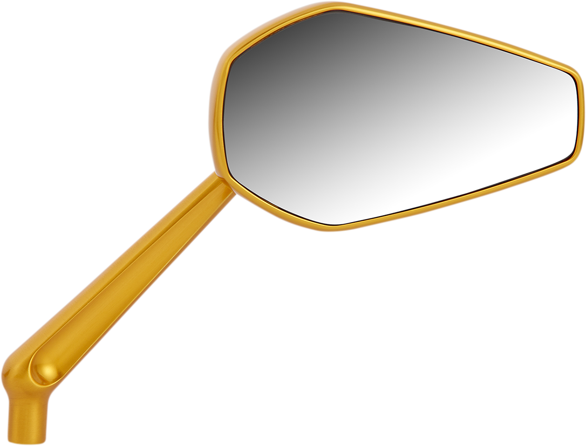 Mini Stocker Forged Mirror - Mirror - Mini/Stocker - Side View - Hexagon - Gold - Left [0640-1387] - Image 2