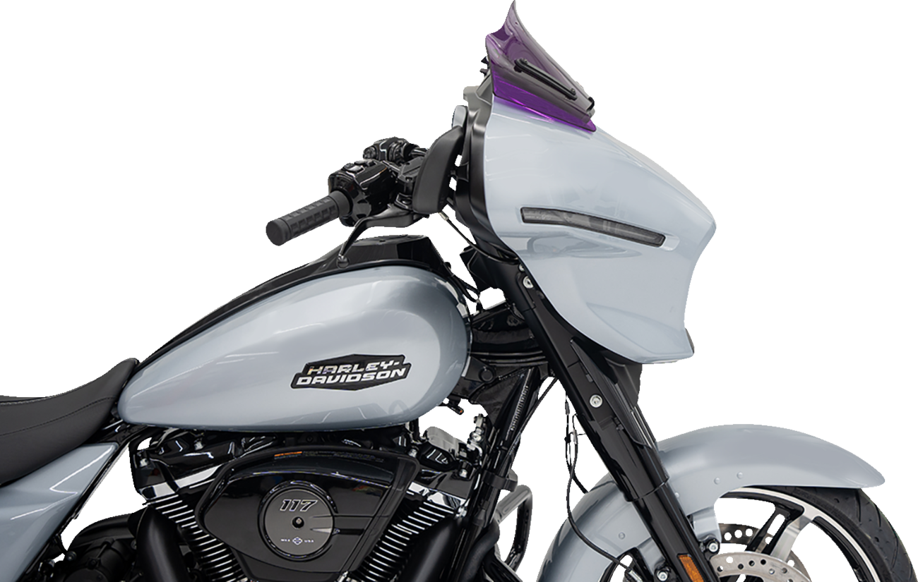 Kolor Flare® Windshield - 8" - Purple - '23-'25 FLHX [2310-0883] - Image 2