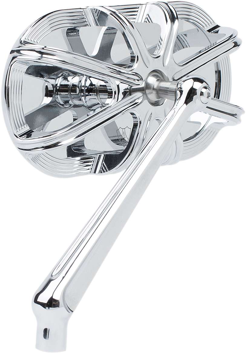 Caged Series Mirror - Mirror - Side View - Caged Series/10 Gauge - Chrome - Left [0640-1202] - Image 2