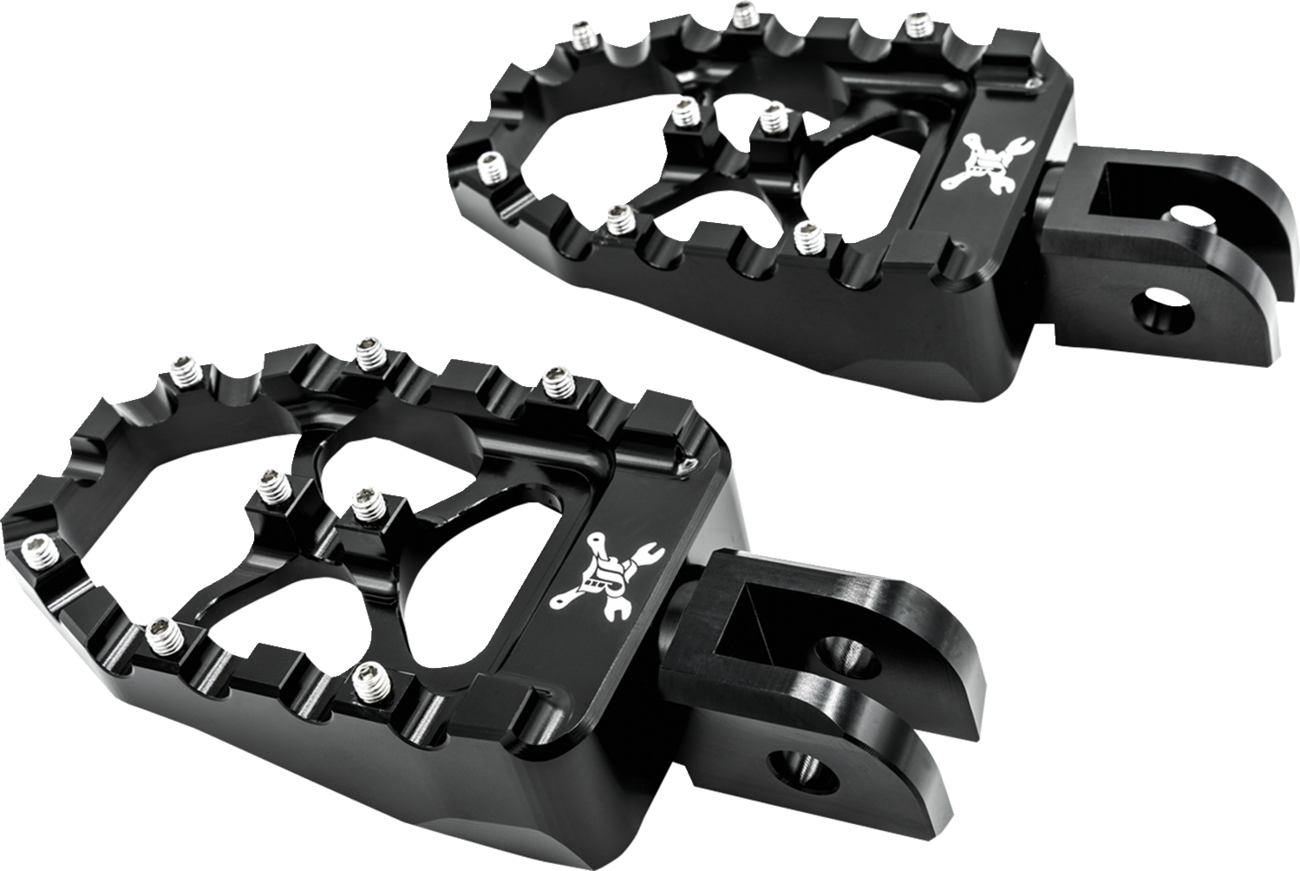 MX Evolution Pegs - MX Evolution Driver Pegs - Black - Softail - Image 7