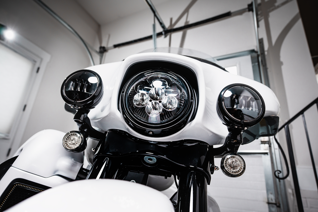 Shark Demon® 7” Round LED Headlight with Color Changing Backlight - Headlight - Shark Demon® - LED - Color Changing [2001-2926] - Image 2