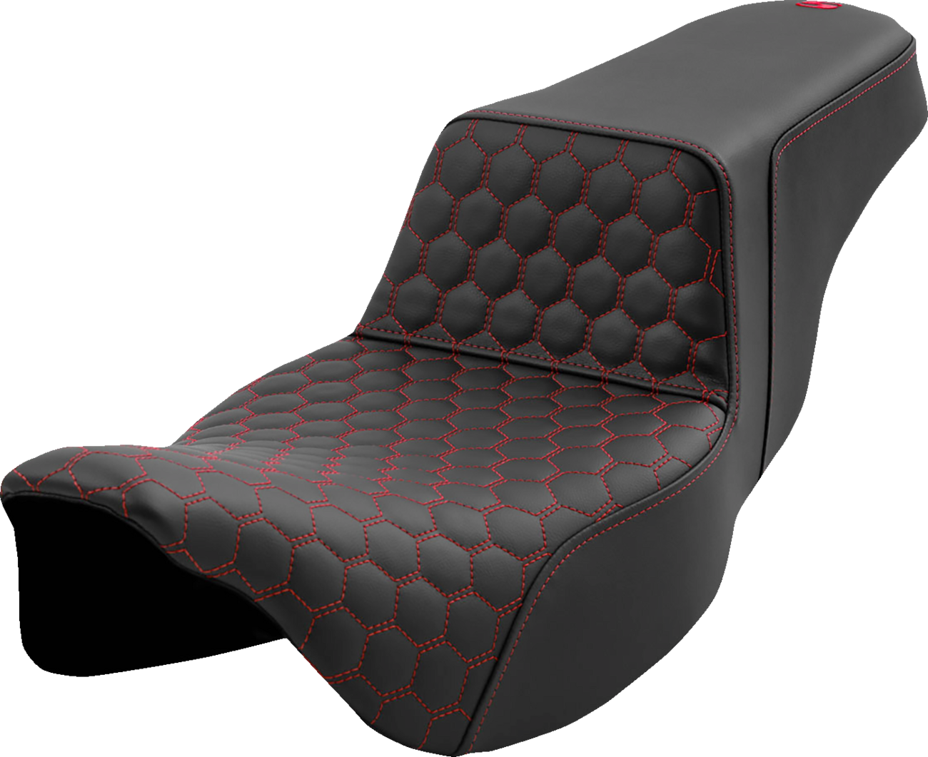 Honeycomb Step-Up Seat - Step-Up Seat - Honeycomb - Extended Reach - Red Stitching - FL '08-'23 [0801-1561]