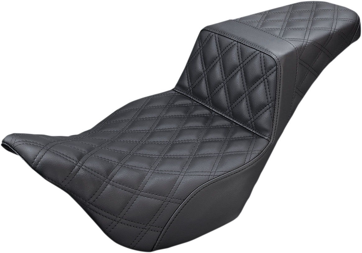 Step-Up Seat — Full Lattice Stitch - Step-Up Seat - Full Lattice Stitch - Black - FL '08-'24 [0801-1135]