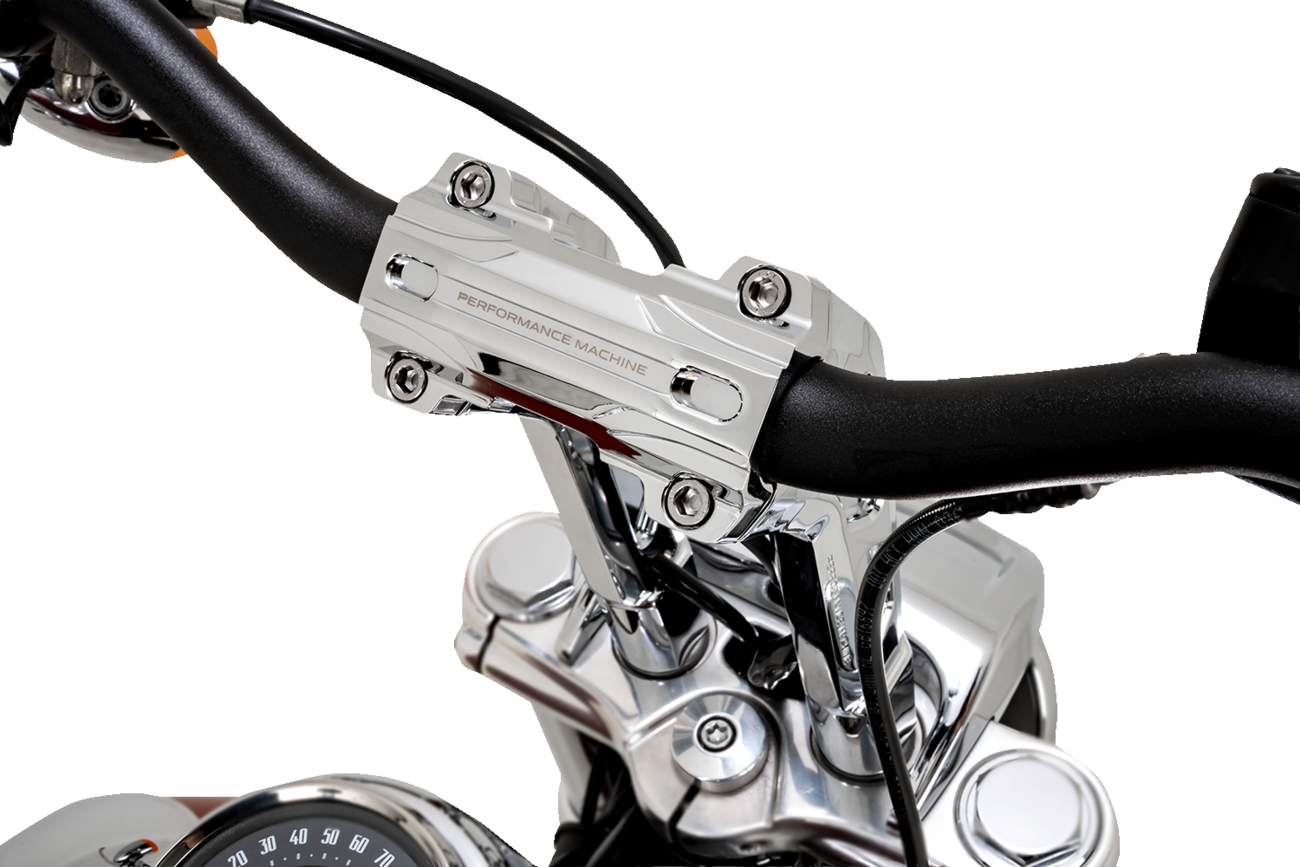 Phatbar & Riser Kit - Internal Wiring - 9" - Chrome [0602-1564] - Image 3