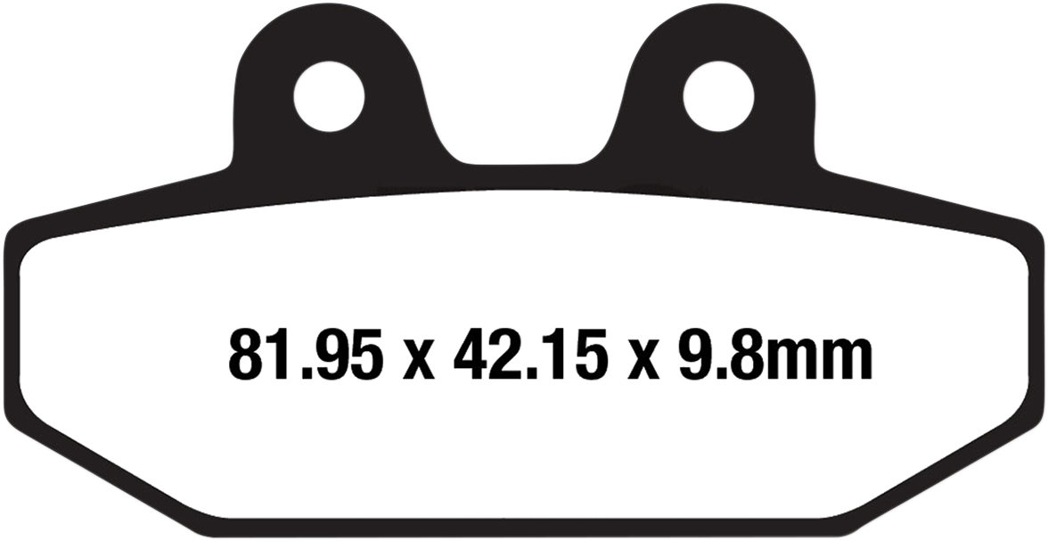 HH Sintered Harley/Buell Brake Pads - HH Brake Pads [1721-2768] - Image 2