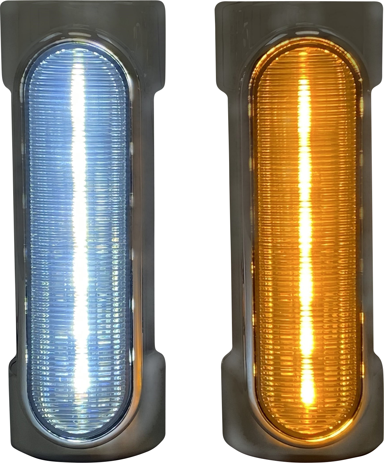 Dynamic Engine Guard LEDs - Engine Guard Light - Chrome - '97-'13 FLH [2040-2530]