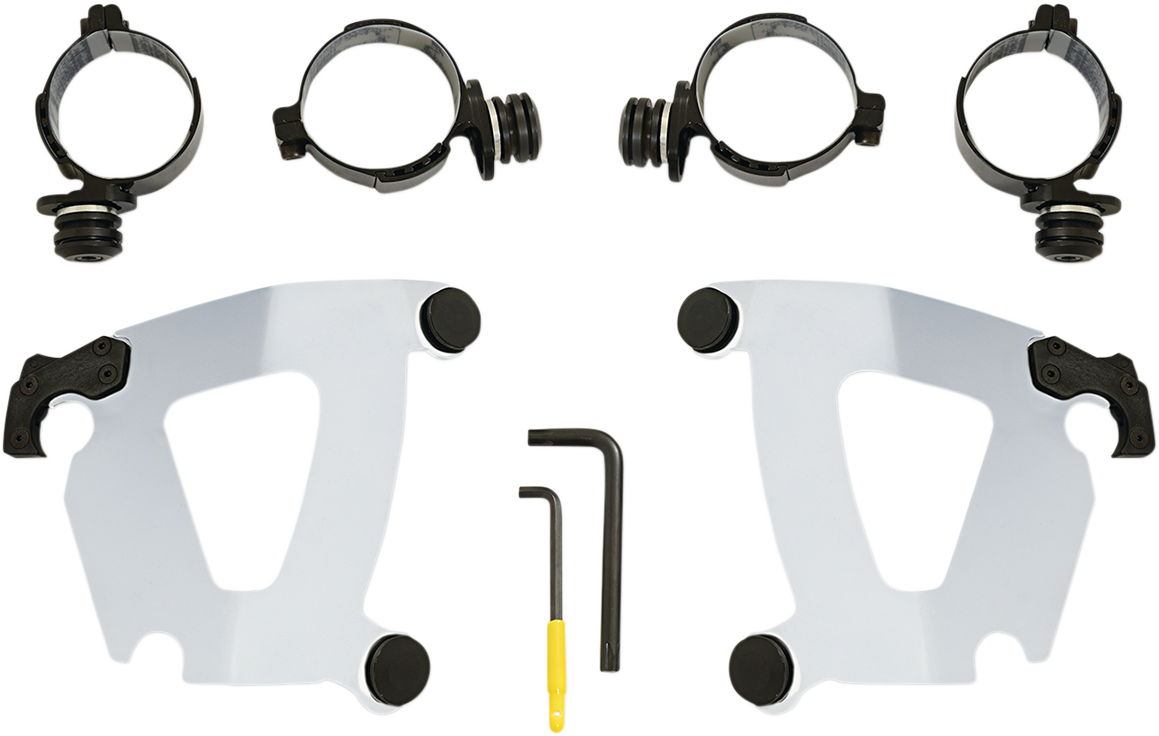 Road Warrior Trigger-Lock Mount Kit - Road Warrior Mounting Kit - Polished - FX [2320-0250]