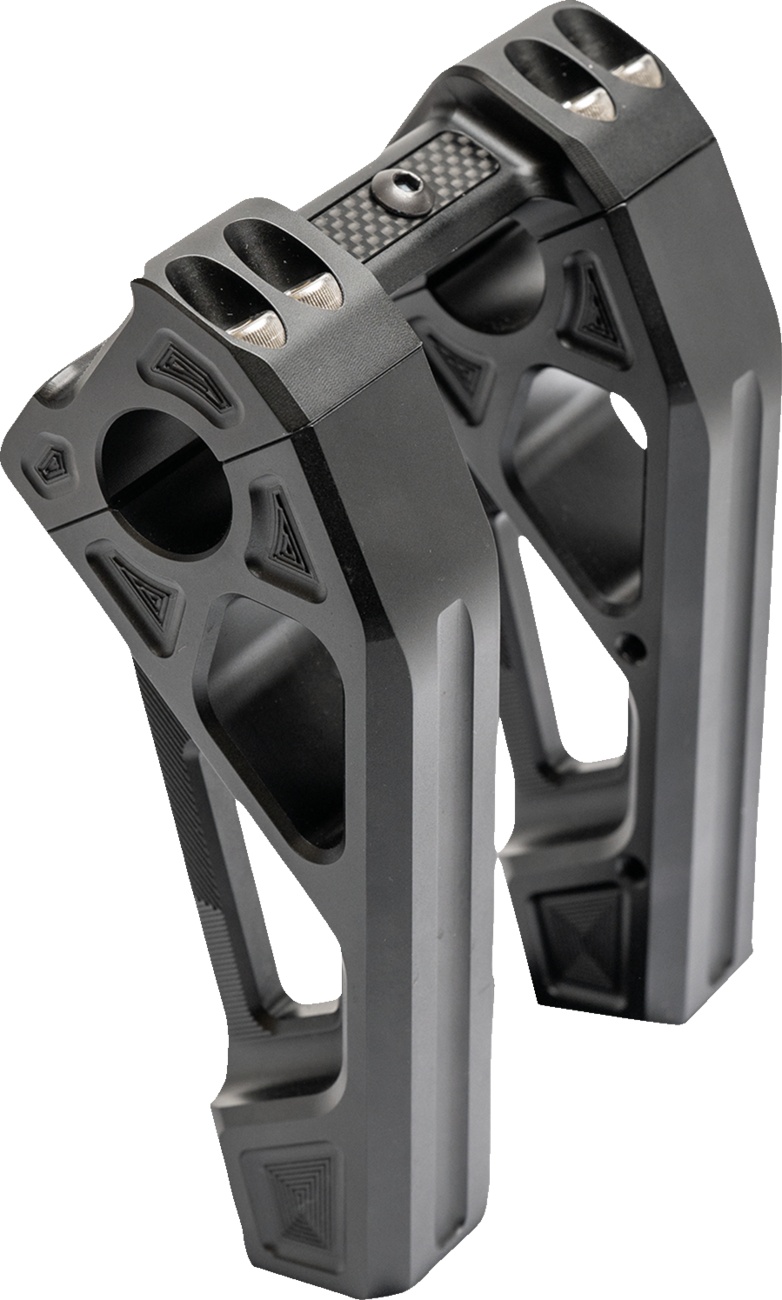 Fastback Risers - Includes Clamp - 6" - Black [0602-1460] - Image 4