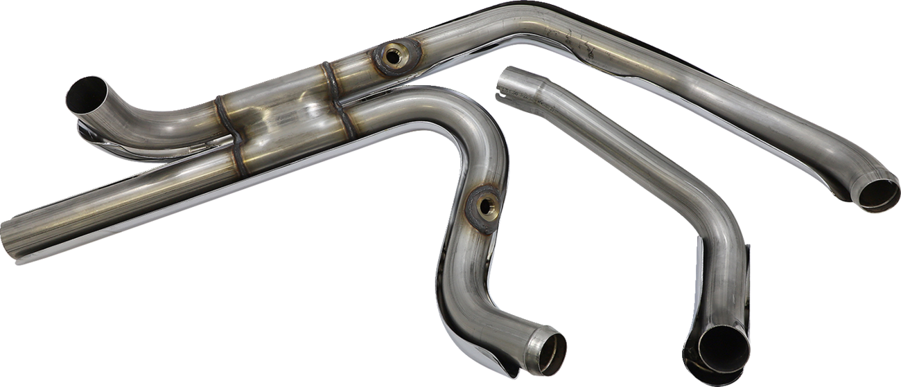 El Dorado Dual Exhaust System - Chrome - Black Tracer [1800-2524] - Image 2