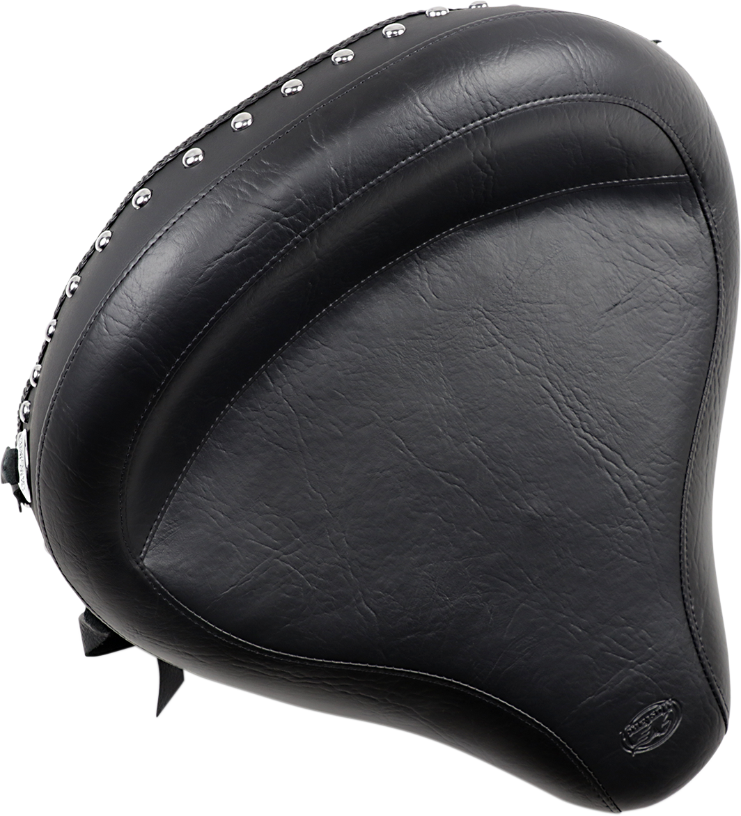 Wide Vintage Solo Seat - Wide Studded Solo Seat - Softail '84-'99 [0802-0459] - Image 2