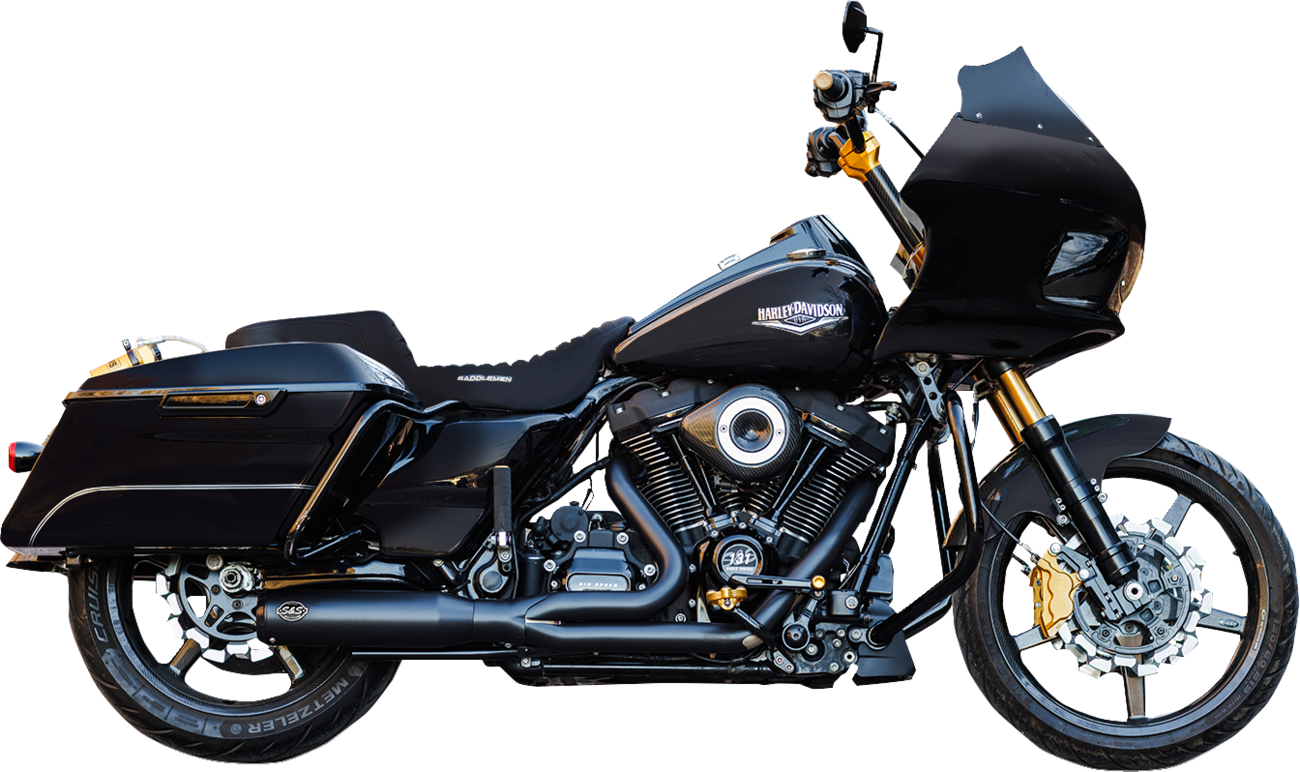 2-into-1 Qualifier Exhaust System - Race Only - Guardian Black [1800-2688]