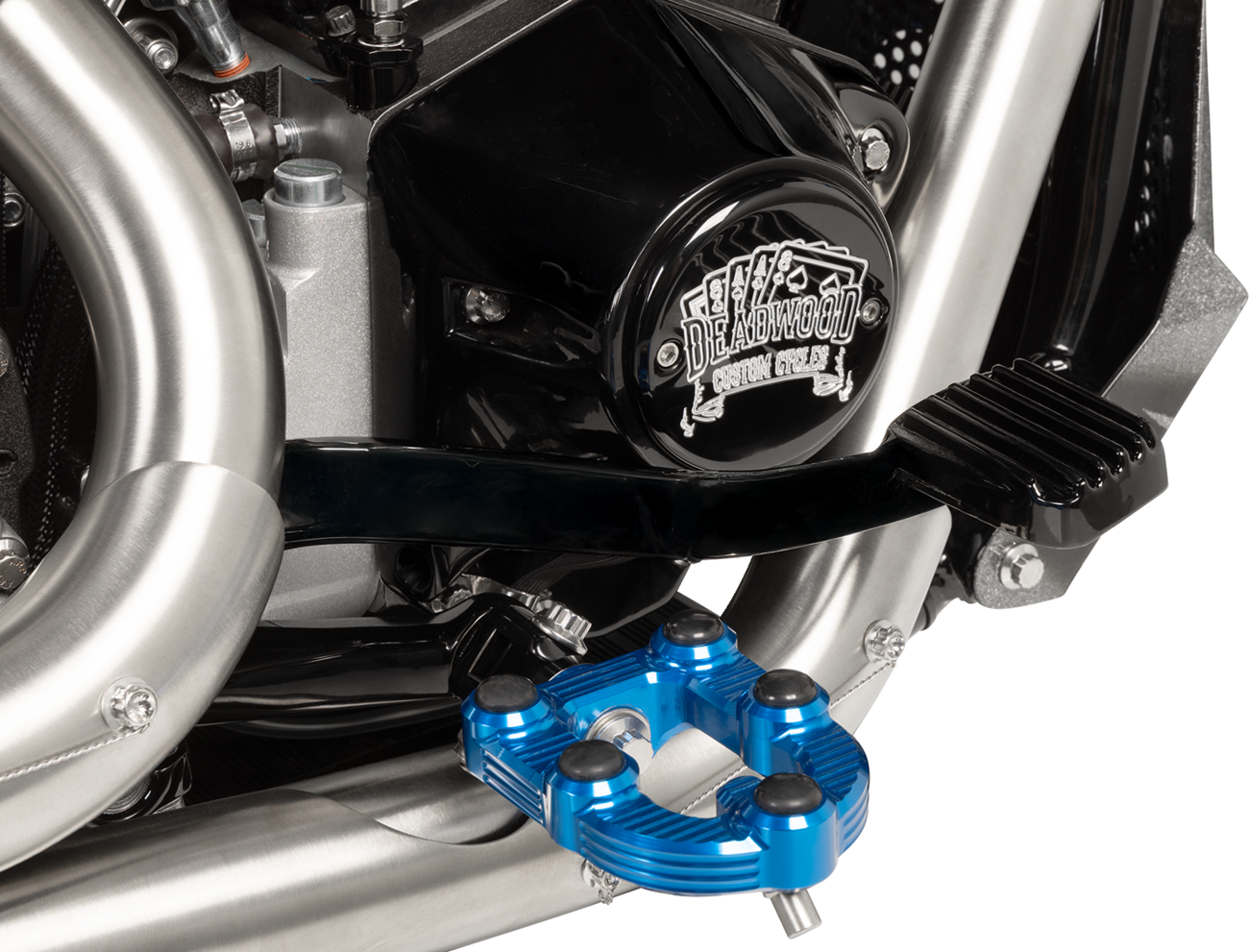 MX Foot Pegs - Driver - Blue [1620-1960] - Image 2