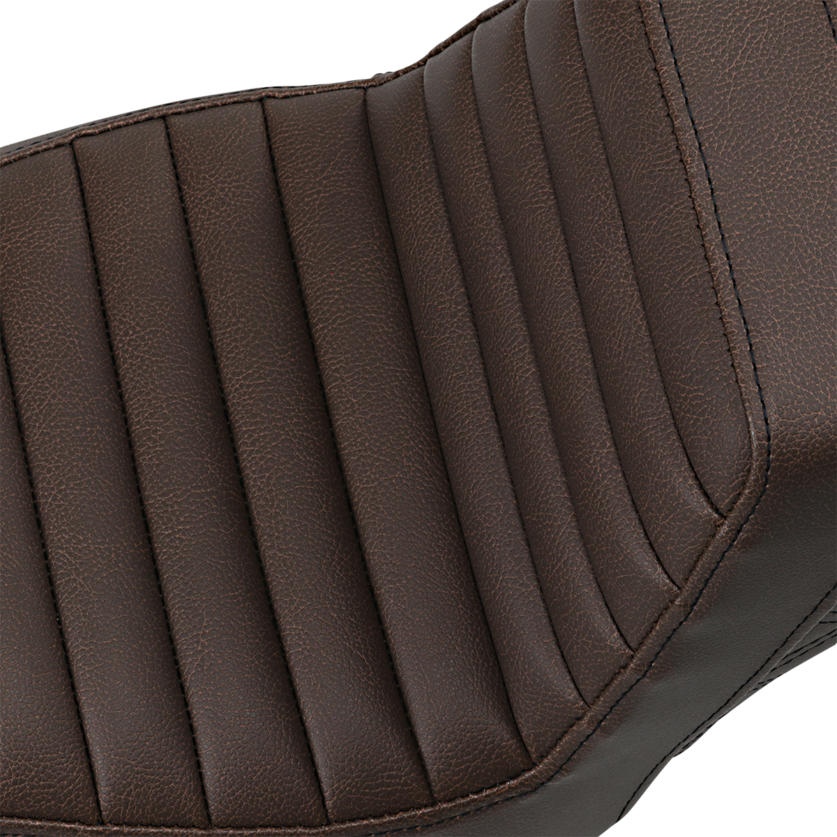 Step-Up Seat — Rear Lattice Stitch/Front Tuck-n-Roll - Step-Up Seat - Front Tuck-n-Roll/Rear Lattice Stitch - Brown [0802-1378] - Image 2