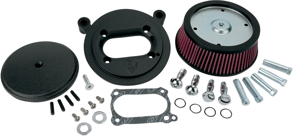 Big Sucker™ Stage I Air Filter Kit — Smooth - Big Sucker™ Stage I Air Filter Kit - Wrinkle Black [1010-0877] - Image 3