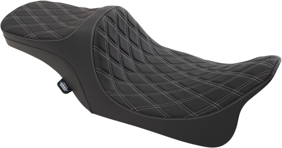 Predator III 2-Up Seat - Double Diamond - Silver Thread - FL '99-'07 [0801-1309]