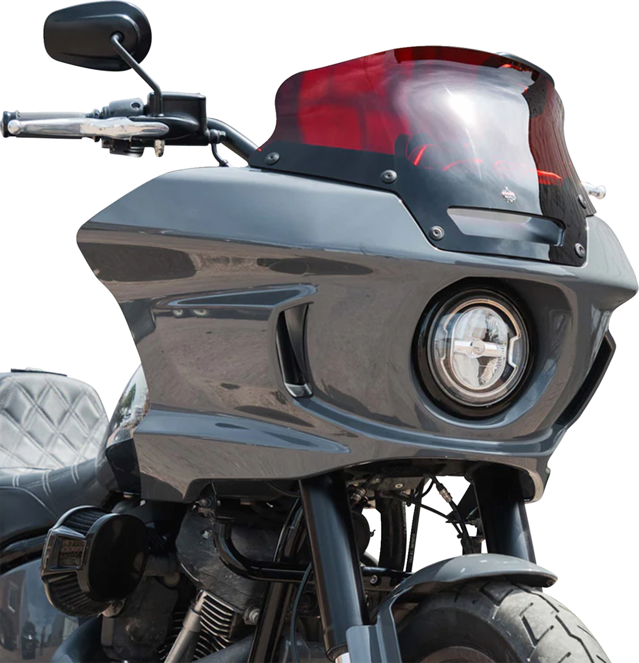 Kolor Flare® Windshield - 6" - Red - '22-'25 FXLRST [2310-0832] - Image 3