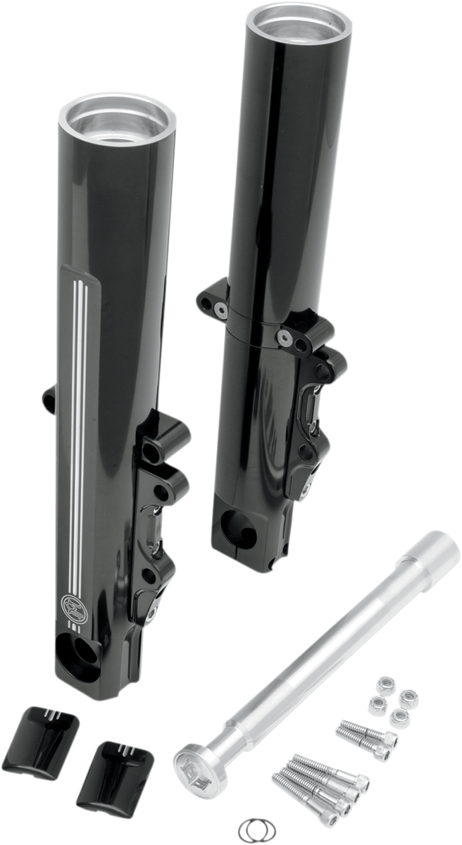 Fork Leg Kit — Black - Fork Leg Kit - Black - Lower - Dual Disc - Contrast Cut - '08-'13 [0403-0070] - Image 2