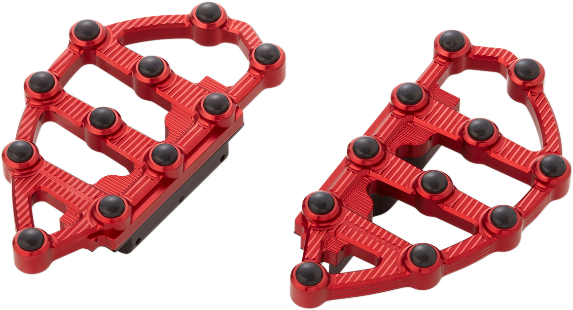 MX Billet Floorboards - MX Passenger Floorboards - Red [1621-0949]