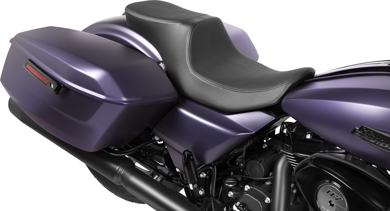 Performance Predator 2-Up Seat - Predator 2-Up Seat - Vinyl - Smooth - w/o Backrest - FLTR/FLHX '23-'24 [0801-1947] - Image 3