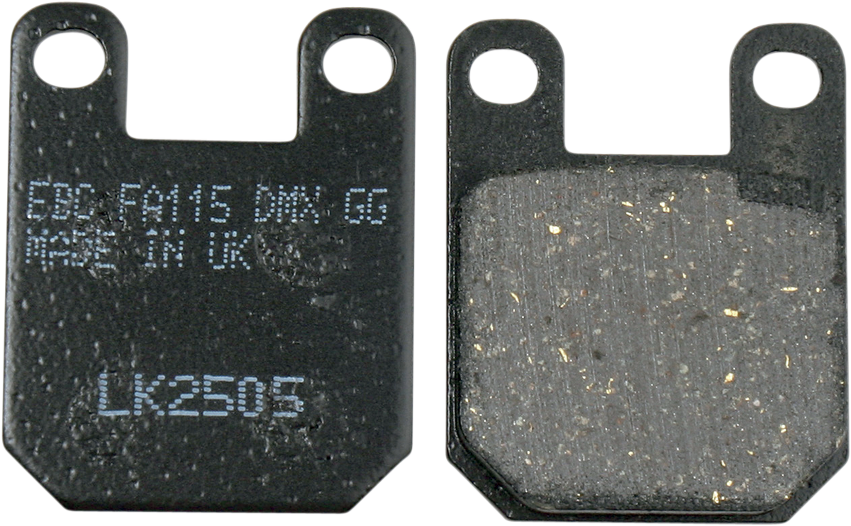Organic Base "FA" Brake Pads - Organic Brake Pads [FA115]