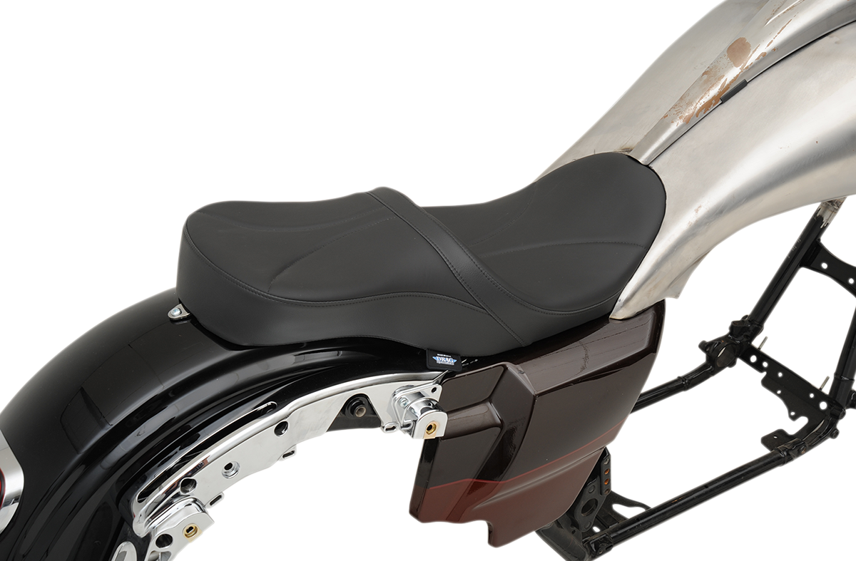 Low Profile Touring Seat - Low Touring Seat - Solar Reflective - Mild Stitched - Razorback Tanks - FL '08-'23 [0801-1075] - Image 3