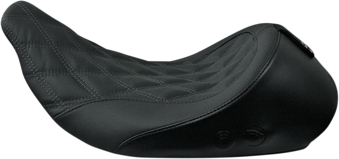 Airhawk Bigseat™ - with Backrest - Double Diamond w/ Charcoal Stitch - FL '08-'23 [0801-1150]