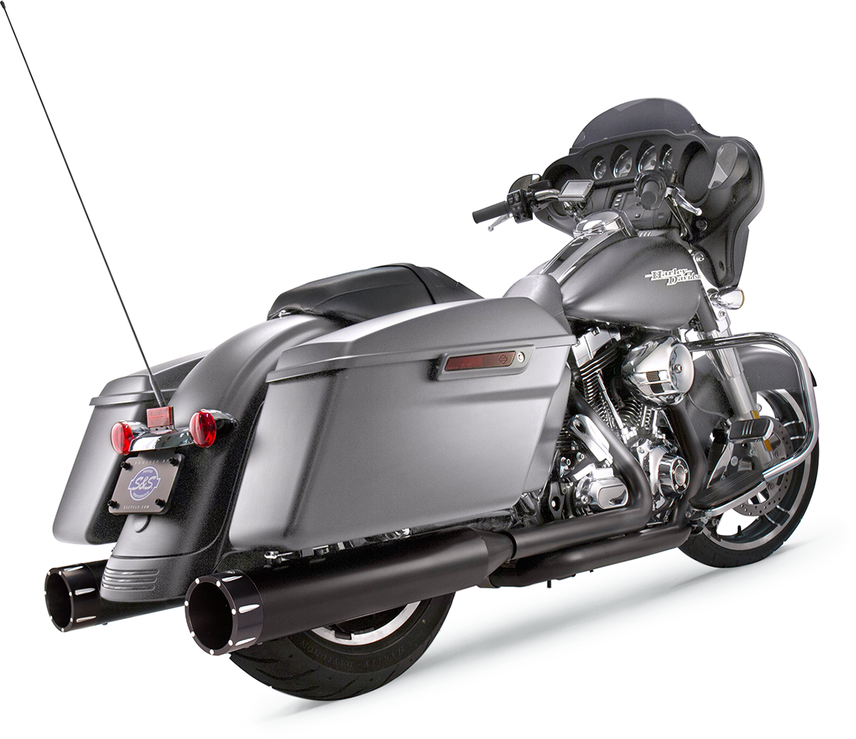 4-1/2" MK45 Performance Mufflers — Tracer - 4-1/2" MK45 Performance Mufflers - Black Tracer [1801-1081]
