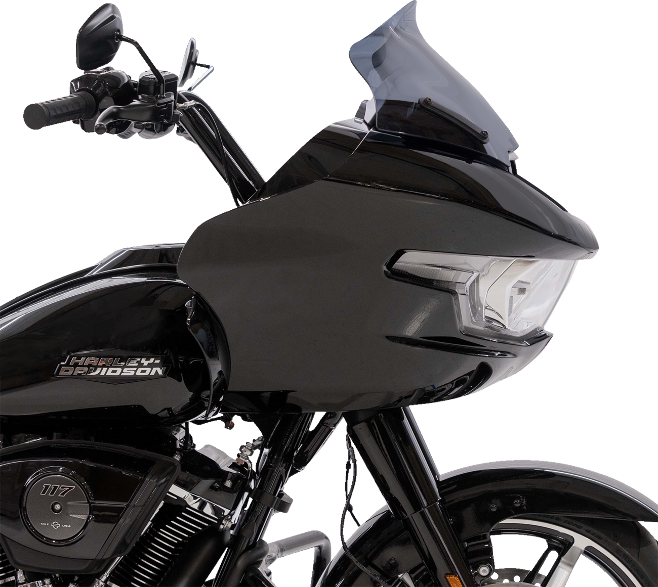 Sport Flare® Windshield - 11" - Dark Smoke - FLTRX [2310-0917] - Image 3