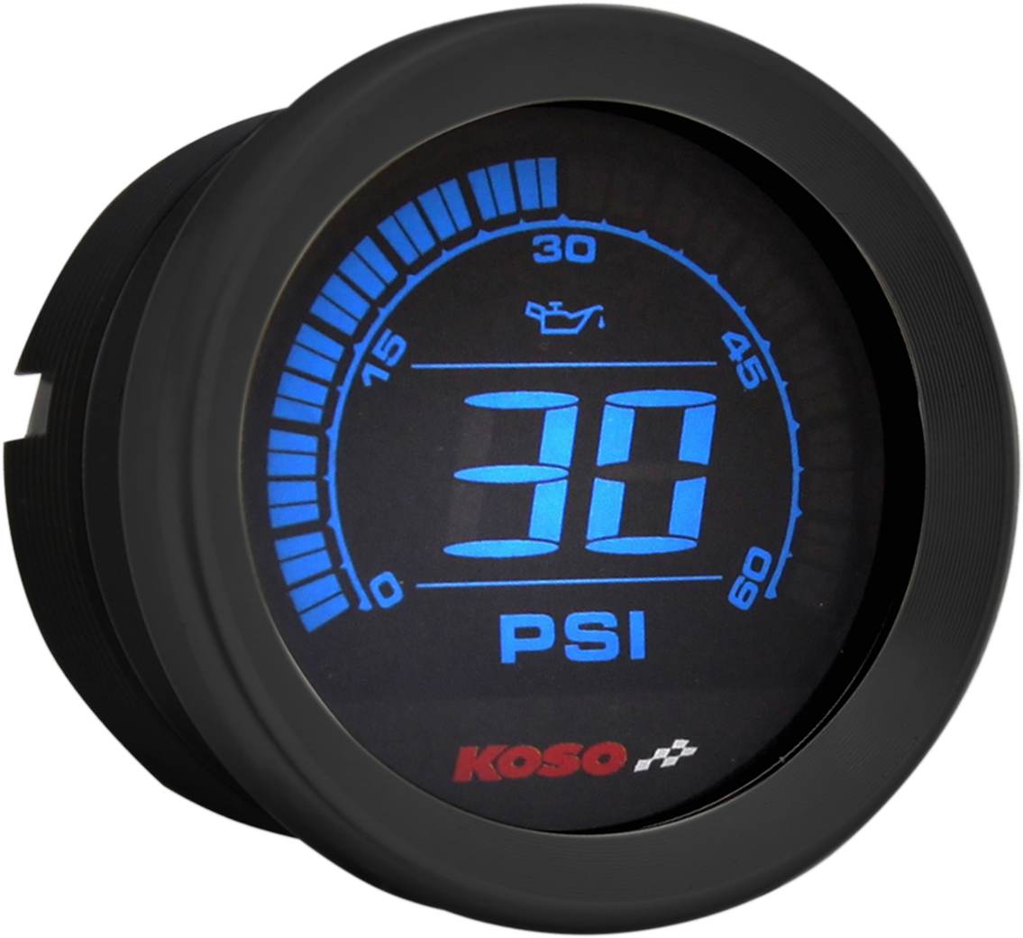 Replacement Gauge - 2" Oil Pressure Gauge - Black [2212-0606]