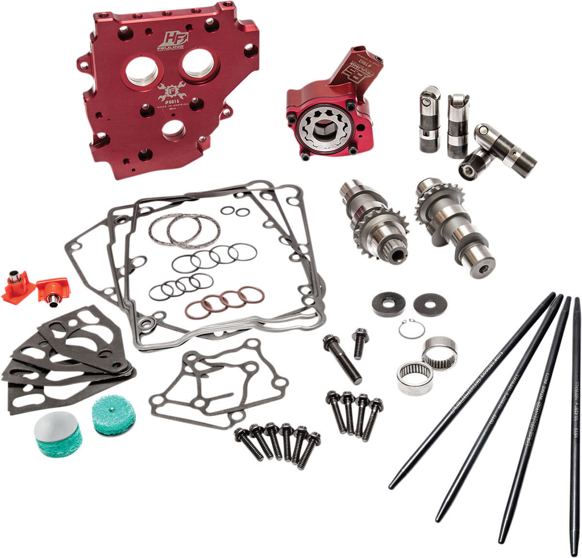 Race Series® Camshaft Kit - Camchest Kit - Race Series® - Reaper 630 - Chain Drive - w/One Piece Pushrods - Twin Cam '07-'17 [0925-1385]
