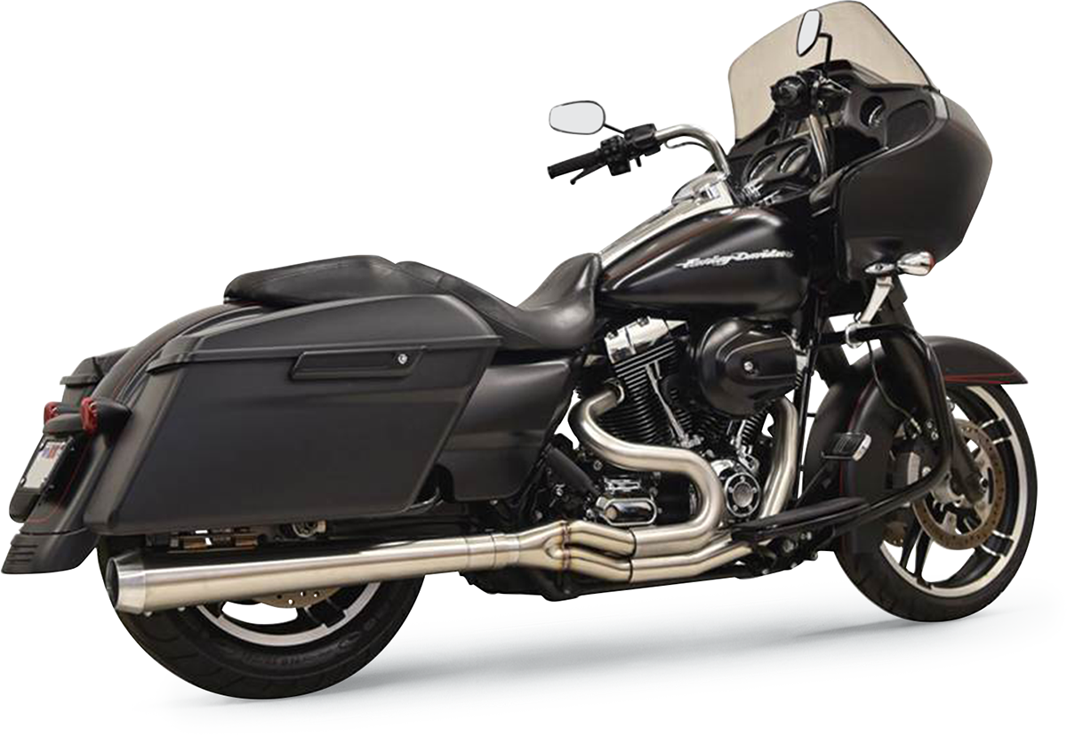 Road Rage III Long 2:1 Touring Exhaust - 2:1 Exhaust - Stainless Steel - Megaphone [1800-2173]