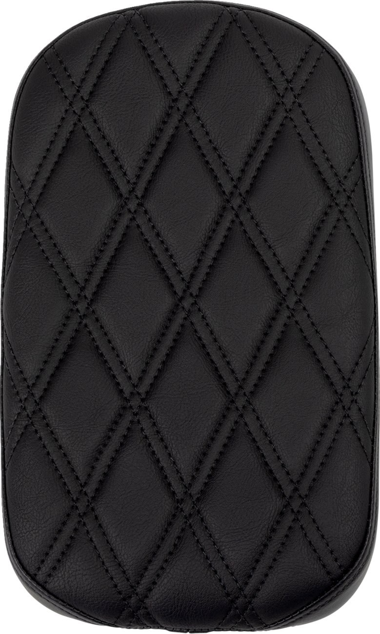 Rear Solo Seat - Wide - Double Diamond - Black Stitch - FLH/FLT '97-'23 [0801-1957]