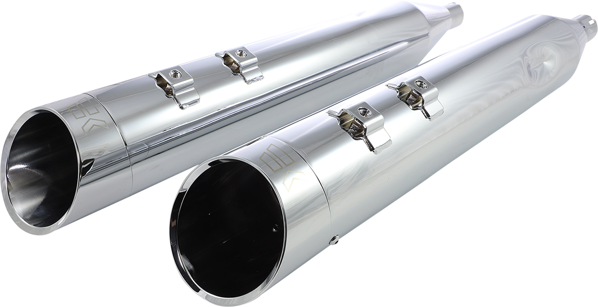 4-1/2" HP-Plus® Slip-On Mufflers - Chrome Edge [1801-1483]