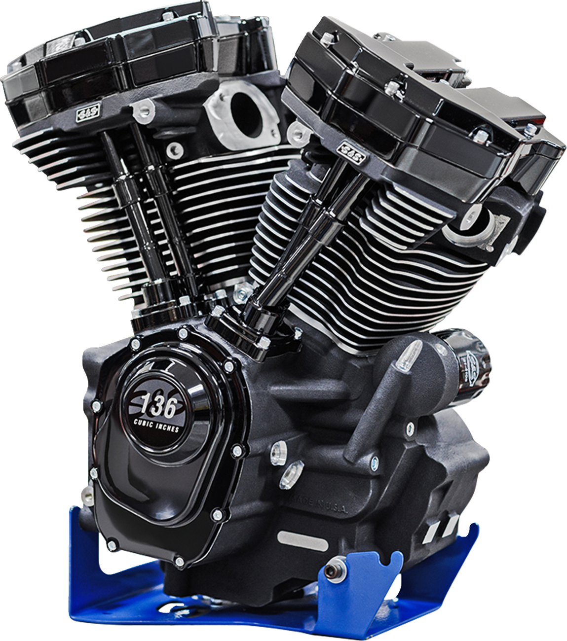 MK136 Engine - MK136 Black Edition Engine - Oil Cooled - 49 State - M8 Touring [0901-0265]