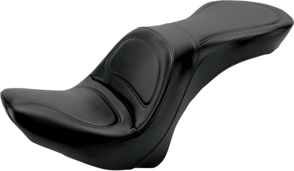 Explorer™ Seat - Seat - Explorer™ - Without Backrest - Stitched - Black - FLSTC '06-'17 [0802-0573]