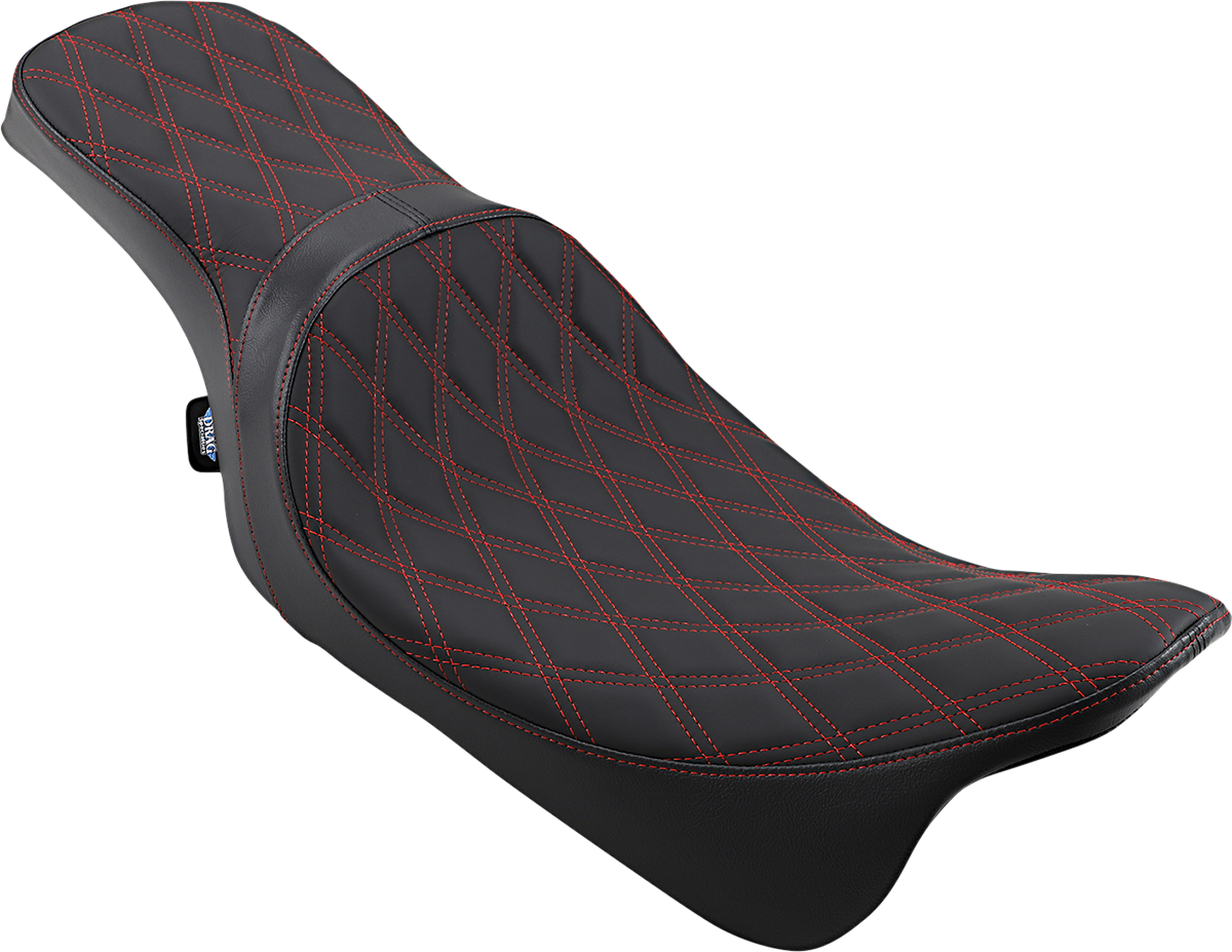 Predator 2-Up Seat - Double Diamond - Red Stitching - FL '08-'23 [0801-1272]
