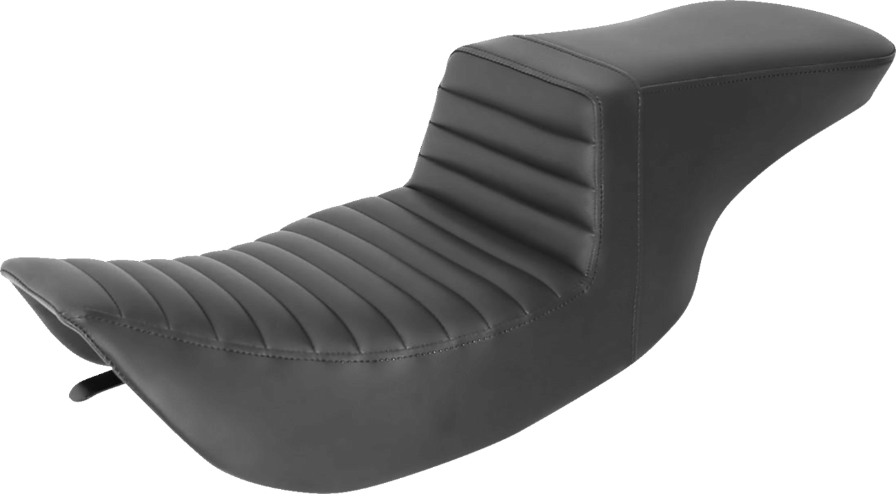 Tour Step-Up Seat - Front Tuck-n-Roll - Black - FL '97-'07 [0801-1431]