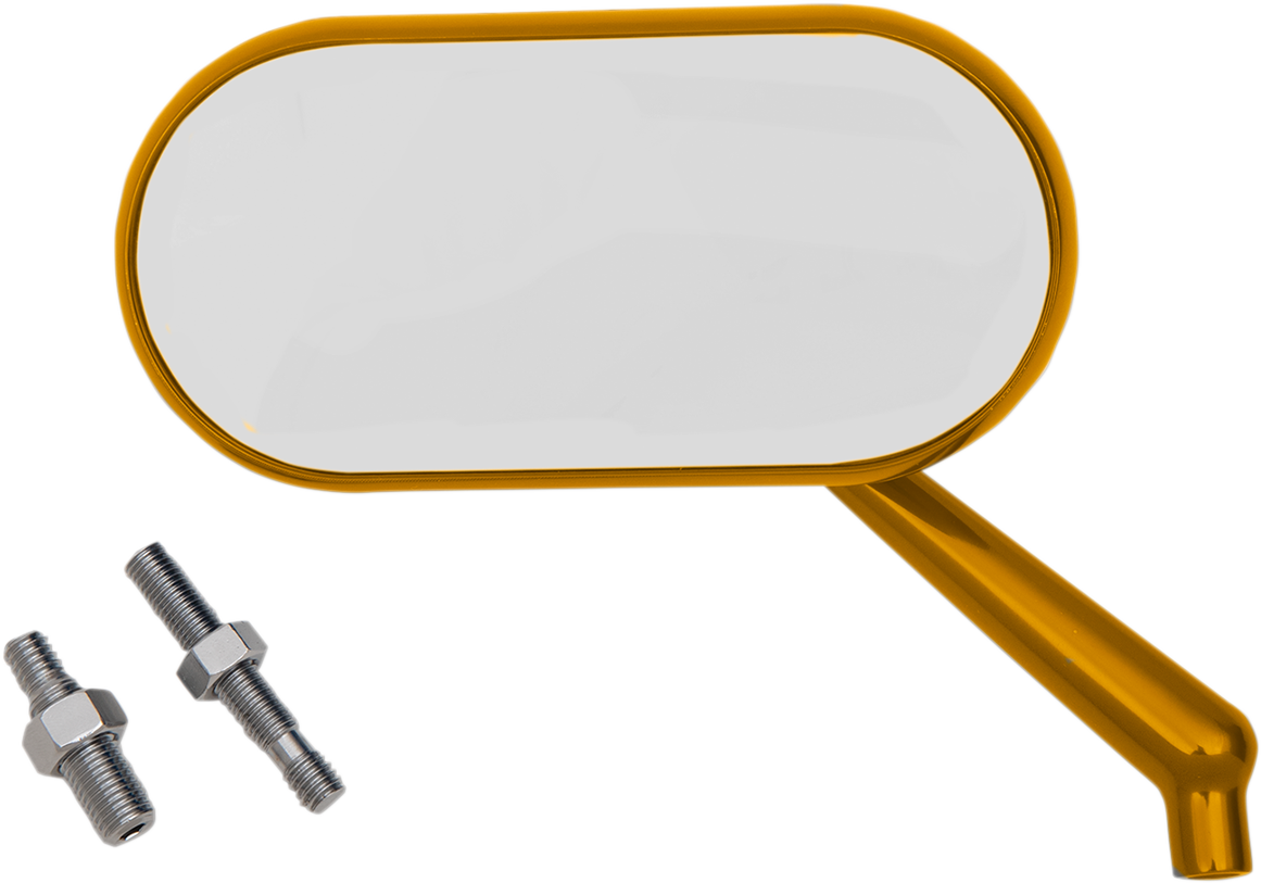 Forged Oval Mirror - Mirror - Side View - Oval - Gold - Right [0640-1400] - Image 2