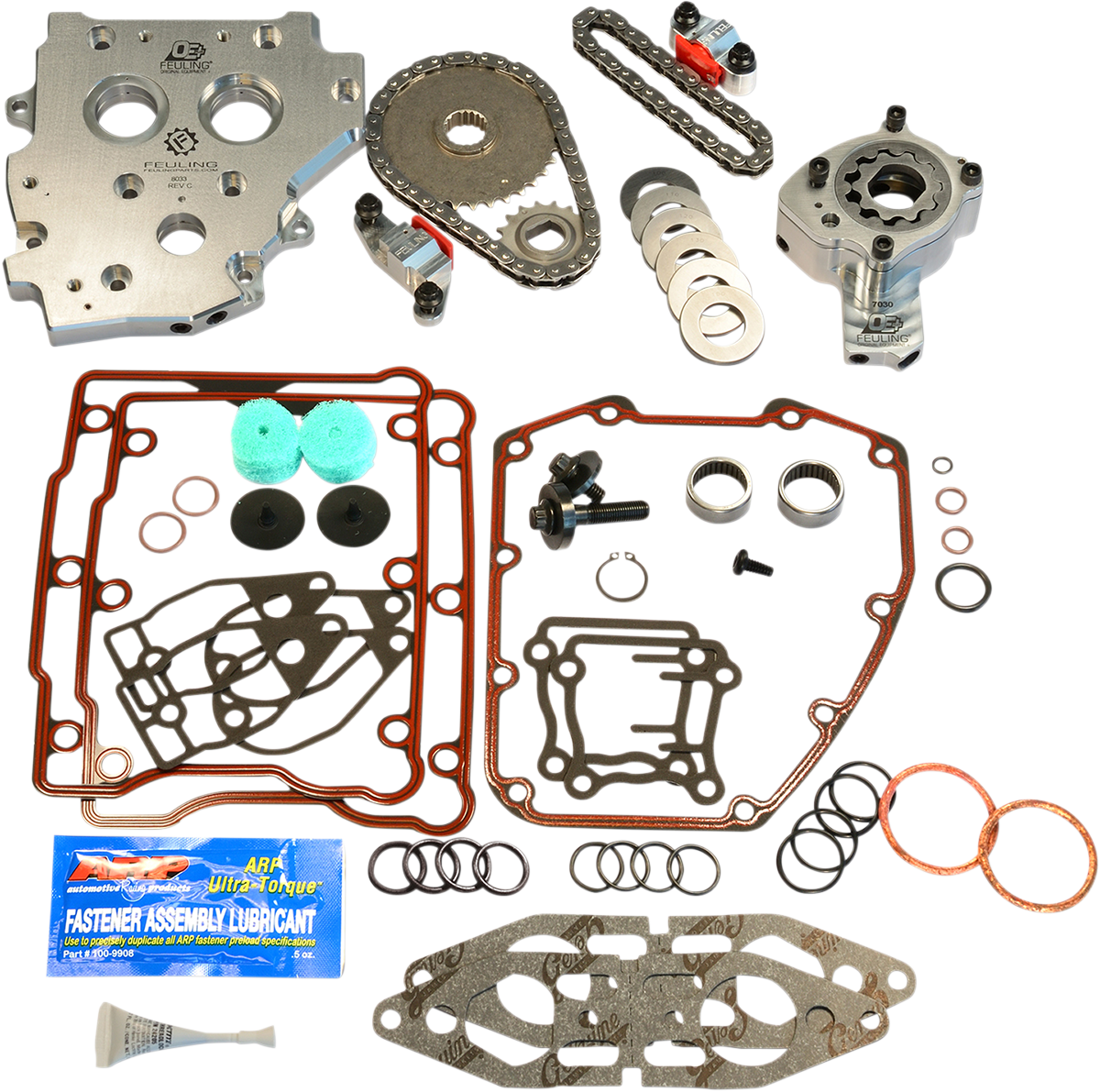 OE+ Hydraulic Cam Chain Tensioner Conversion Kit - Conversion Camshaft Hydraulic Tensioner Kit - Twin Cam w/o Cam Postion Sensor [0925-1061]